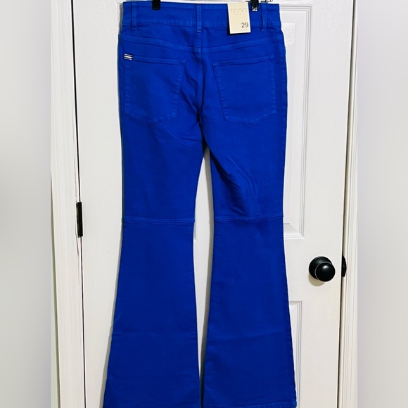 ALICE + OLIVIA Stacey Low Rise Bell Jean in Royalty (Sz 29). NWT. RETAIL 295 - Picture 7 of 14
